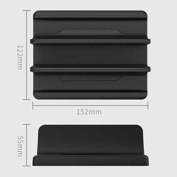 Vaydeer Vertical Notebook Stand Desktop Storage Shelf Laptop Cooling Pads