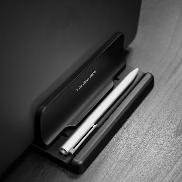 Vaydeer Vertical Notebook Stand Desktop Storage Shelf Laptop Cooling Pads