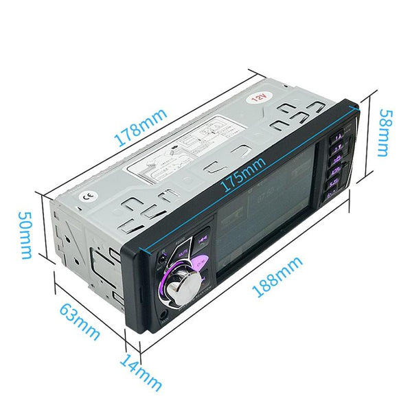 Universal Car Radio Receiver Mp5 Player 4.1 Hd Screen Fm & Bluetooth Remote Control Other Car Audio