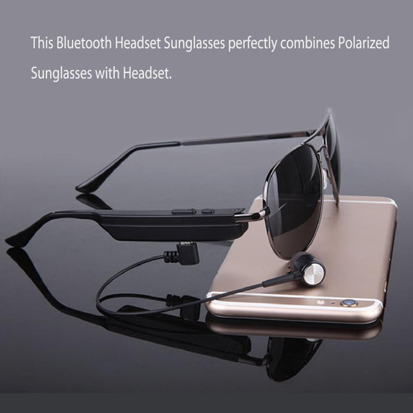 A8 Wireless Bluetooth Sunglasses Music Earphones Smart Glasses Earbud Hands Free With Mic Earbuds