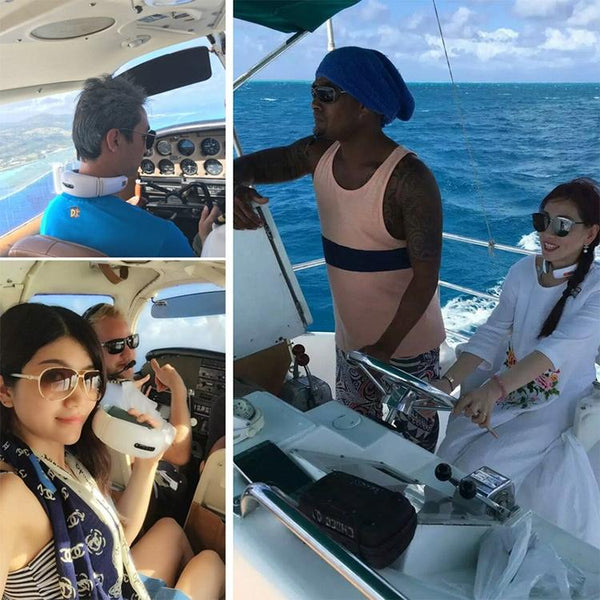 Electric Neck Massager 1300 Mah Usb Charging Massagers