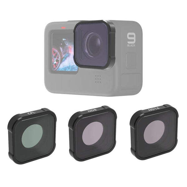 Kb Series Nd8 & Nd16 Cpl Lens Filter For Gopro Hero10 Camera Drone Accessories