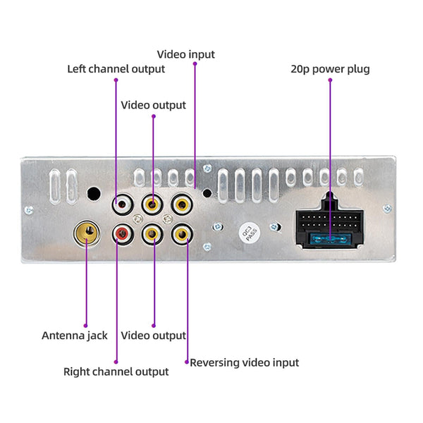 7 Inch Hd Car Mp5 Player W / Locator Technology Bluetooth Mirror Link Fm Tf & Usb Other Car Audio
