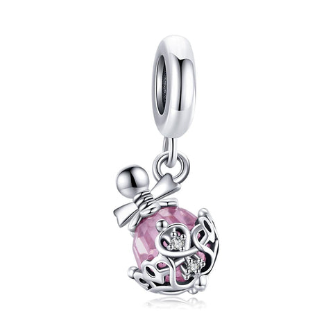 925 Sterling Silver Perfume Bottle Pendant For Diy Bracelets & Necklaces Charms & Pendants