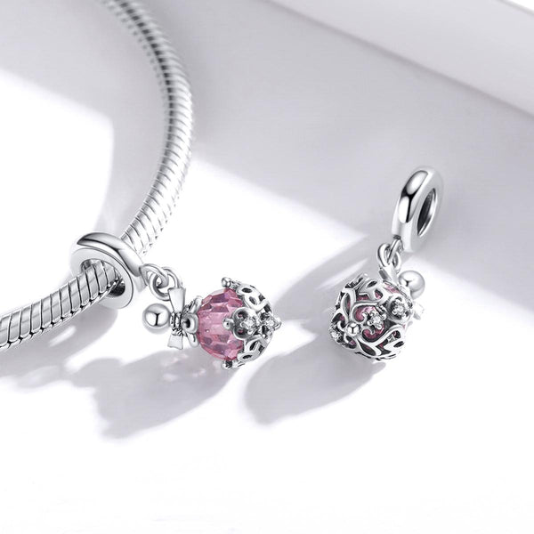 925 Sterling Silver Perfume Bottle Pendant For Diy Bracelets & Necklaces Charms & Pendants