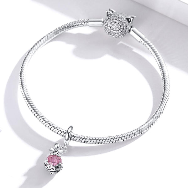 925 Sterling Silver Perfume Bottle Pendant For Diy Bracelets & Necklaces Charms & Pendants