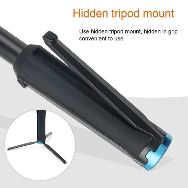 Foldable Tripod Selfie Stick For Action Cameras 23.5 81Cm Length Selfie Sticks