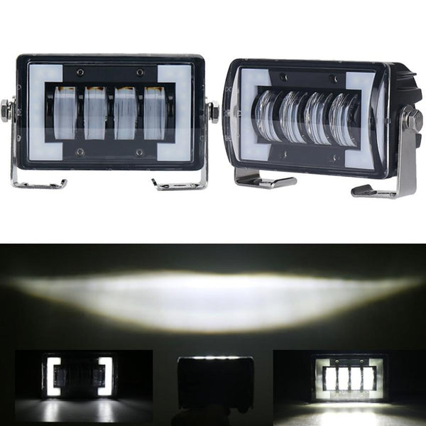 4.76 Inch 24W Dc 12 24V 1800Lm Ip67 Car Work Lights / Front Bumper Roof With Holder Led Car Lights