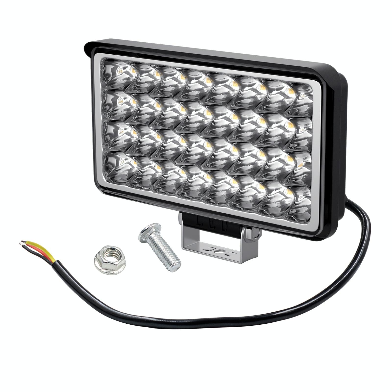 Cs 1242A1 Car Inch Square 32Leds Highlight Work Light Modified Front Bumper Lamp Spotlight Led Car Lights