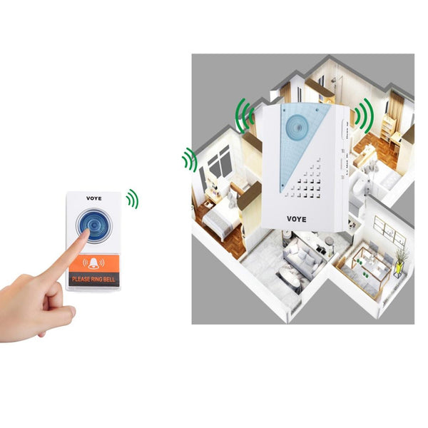 Wireless Doorbell With 38 Sounds And Remote Control Polyphony Smart Doorbells