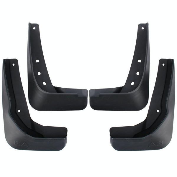 4 Pcs Car Auto Semi Rigid Pvc Splash Flaps Fender Guard For Audi A3 Sedan 2014 Fenders & Mud Guards