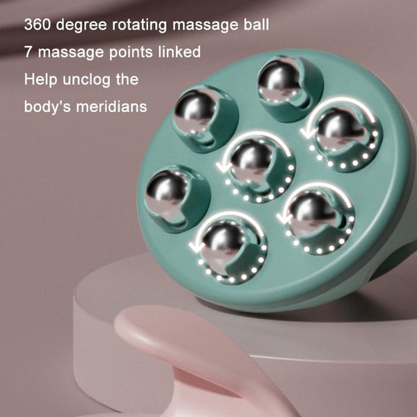 Relaxing Calf & Abdominal Massager Pink Meridian Ball Massagers