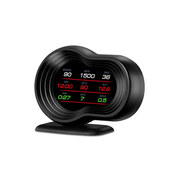 Car Hud Display Speed Water Temp Voltage Obd2 + Gps Other Instruments & Gauges