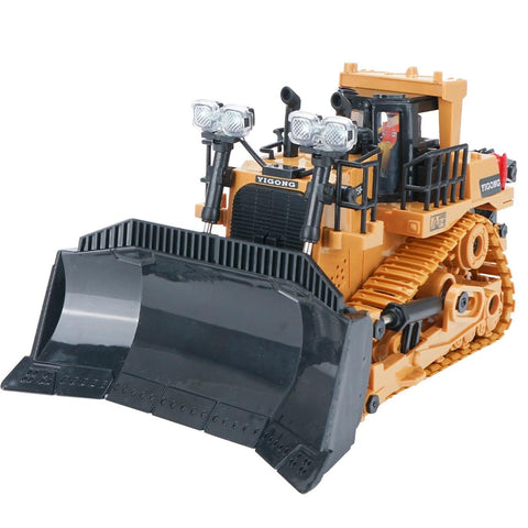 2.4G Rc 9 Channel Heavy Bulldozer 1 24 Crawler Multi Function Other Rc Model Vehicles & Kits