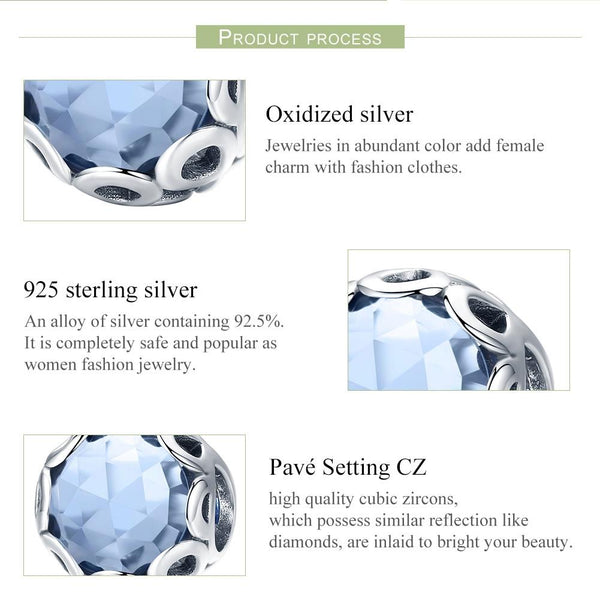 925 Sterling Silver Diy Charm Beads For Bracelets & Necklaces Charms & Pendants