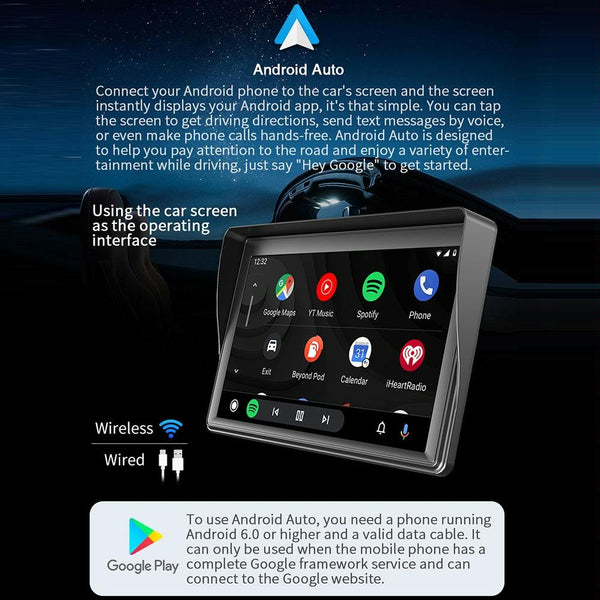7 Inch Carplay Radio 1080P Touch Screen Mp5 Player Other Car Audio