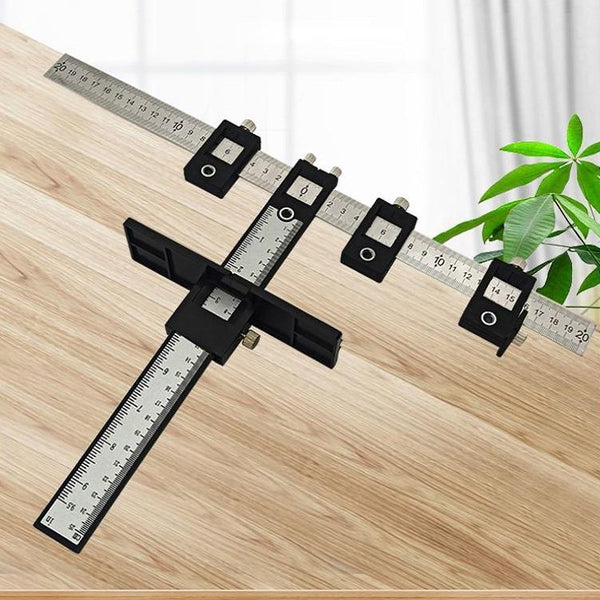 Aluminum Punch Locator For Cabinet Doors All Alloy Black Cabinet Knobs