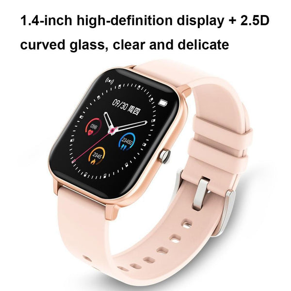 1.4 Inch Gold Steel Heart Rate Smart Watch Smart Watches
