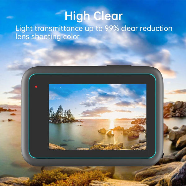 Tempered Glass Screen Protector For Gopro Hero 9 / 10 11 12 Camera Screen Protectors