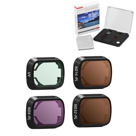 4 Piece Nd Filter Set For Dji Mini 3 / Pro Nd8pl Nd16pl Nd32pl Nd64pl 4Pcs/Set Uv+Nd8pl+Nd16pl+Nd32pl Camera Drone Accessories