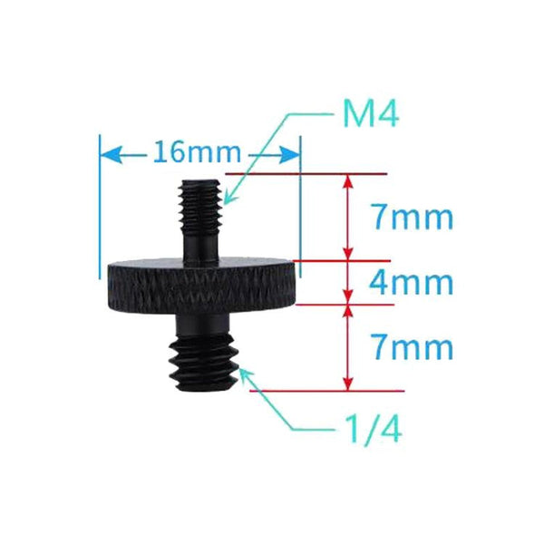 4 Piece M4 To 1/4 Screw Adapter Set For Audio And Video Equipment Other Camera & Photo Accs