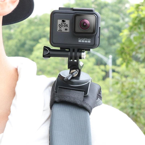 Backpack Mount For Gopro And Other Action Cameras Hook Loop Fastener Other Camera & Photo Accs