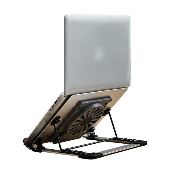 Foldable Laptop Stand With Fan Aluminum Stands Holders & Car Mounts
