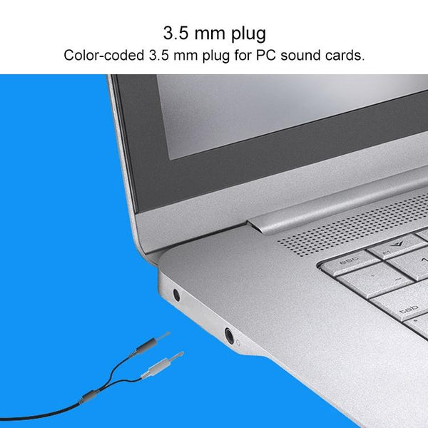 3.5Mm Dual Plug Stereo Headset Headsets