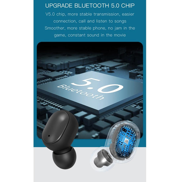 Wireless Bluetooth Earphones With Digital Display & Charging Box H6 Tws Earbuds