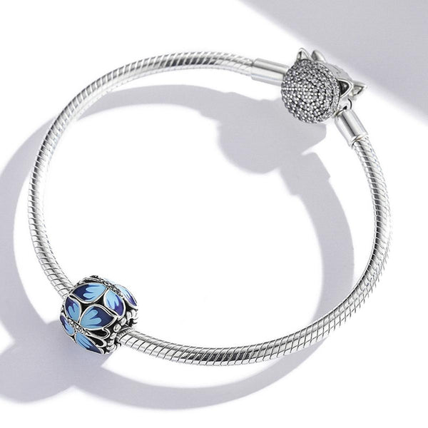 Veile Studios 925 Sterling Silver Vintage Butterfly Beads For Diy Bracelets & Necklaces Charms & Pendants