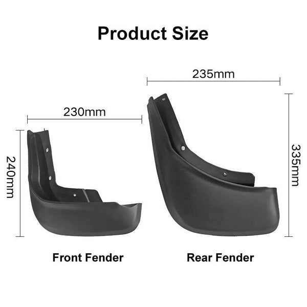 For Volvo Xc60 2014 2017 4Pcs / Set Car Auto Soft Plastic Splash Flaps Fender Guard Fenders & Mud Guards