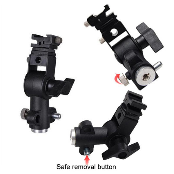 Lightweight D Shaped Flash Mount For Top Lighting Flash Brackets