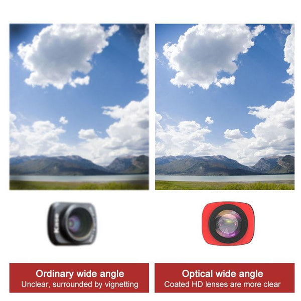 3 In 1 Super Wide Angle Lens With Macro And Cpl Filter For Dji Pocket Camera Drone Accessories