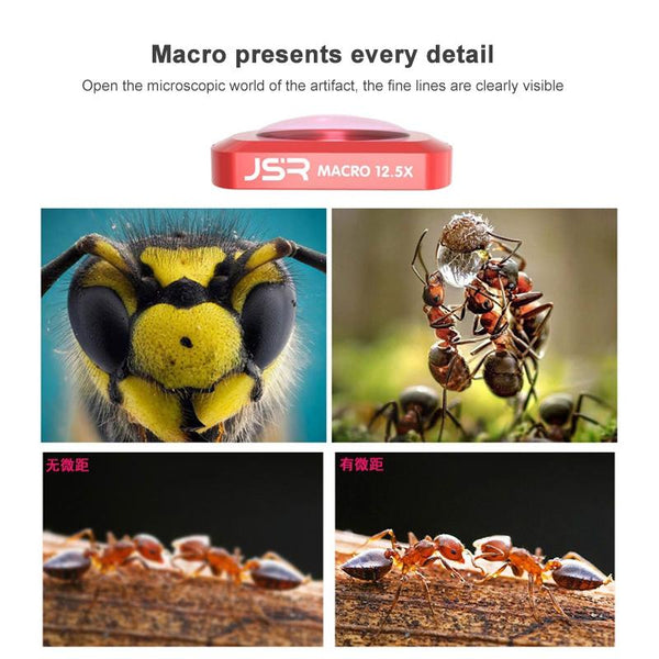 3 In 1 Super Wide Angle Lens With Macro And Cpl Filter For Dji Pocket Camera Drone Accessories