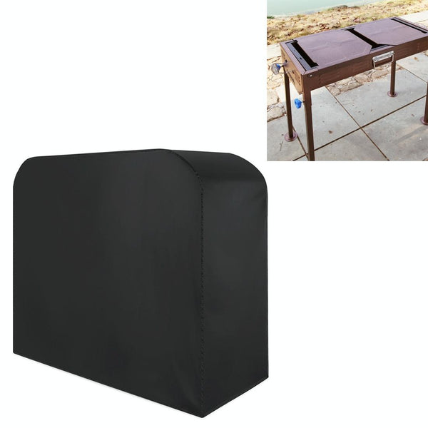 Waterproof 210D Oxford Cloth Bbq Grill Cover Anti Uv Dust Proof Foldable Fits Gas Charcoal Electric 170X61x117cm Black Parts & Accessories