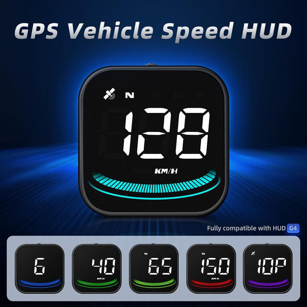 Smart Gps Hud For Car Speedometer & Alarm Reminder Speedometers