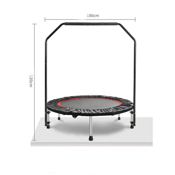 40 Inch Trampoline Gym Home Children Indoor Bounce Bed With Handrails Trampolines