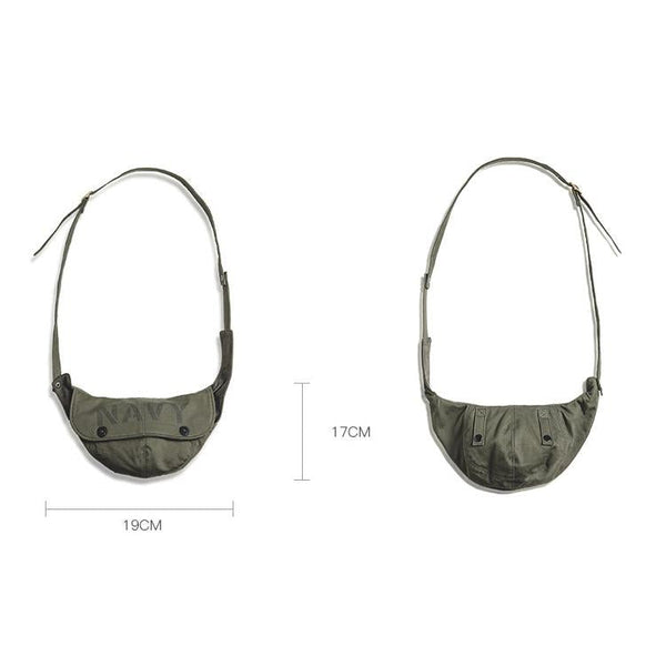 Retro Outdoor Cap Deck Bag Multi Functional & Stylish Letter Print Design Bags