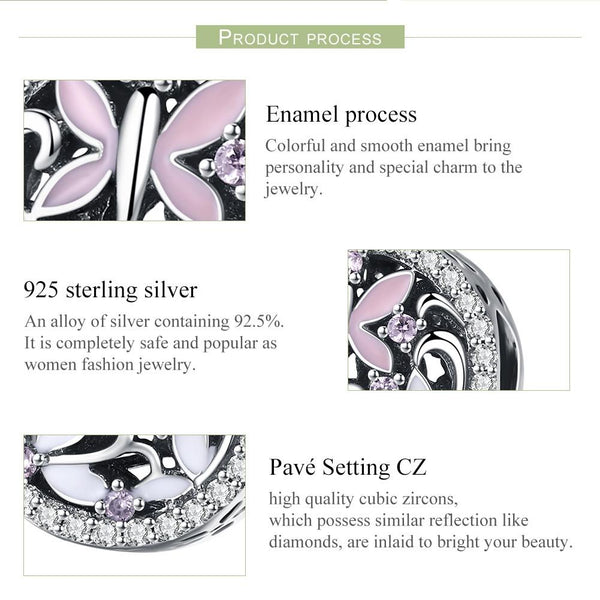 925 Sterling Silver Dragonfly Bead Pendant For Diy Bracelets & Necklaces Charms & Pendants