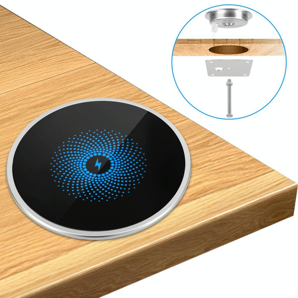 15W Ultra Thin Desktop Wireless Charger Embedded Chargers & Cradles
