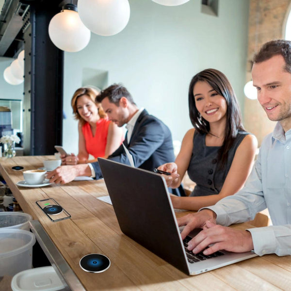 15W Ultra Thin Desktop Wireless Charger Embedded Chargers & Cradles