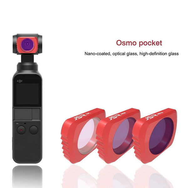 3 In 1 Hd Slim Lens Filter For Dji Pocket Cpl Nd8 And Nd16 Camera Drone Accessories