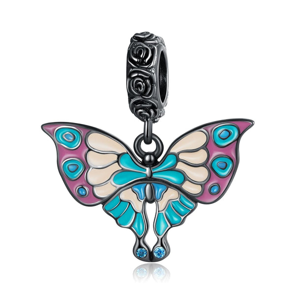 925 Sterling Silver Artistic Butterfly Pendant For Diy Bracelets & Necklaces Charms & Pendants