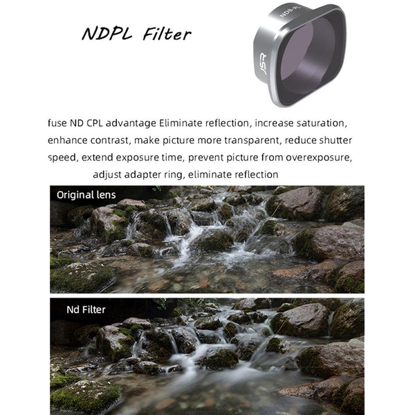 4 In 1 Lens Filter Set For Dji Fpv Drone Aluminum Alloy Frame Camera Drone Accessories