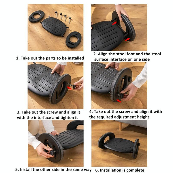 Rocking Footrest For Home Office Massage Ergonomic Pedal Massagers