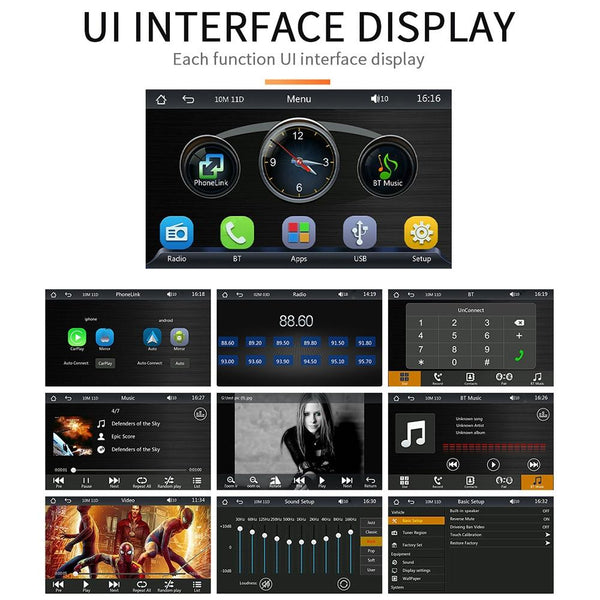 7 Inch Wireless Carplay Bluetooth Mp5 Player Mobile Interconnection Other Car Audio