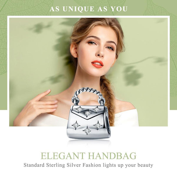 925 Sterling Silver Diamond Studded Beads Bracelet Bracelets