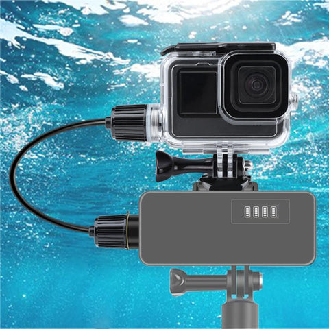 Waterproof Housing Case For Gopro Hero10 / 9 With Buckle Mount And Charging Compatibility Camera Cases Bags & Covers