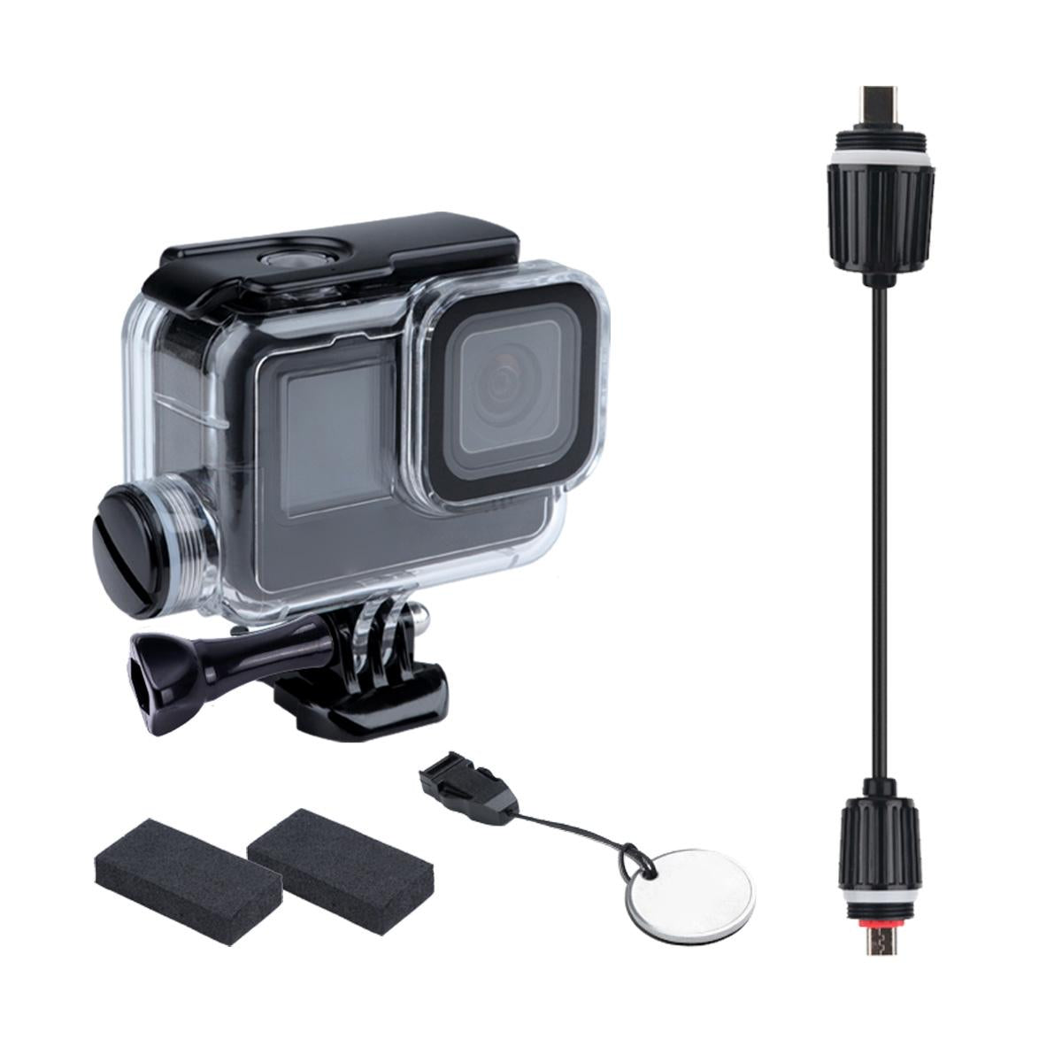 Waterproof Housing Case For Gopro Hero10 / 9 With Buckle Mount And Charging Compatibility Camera Cases Bags & Covers