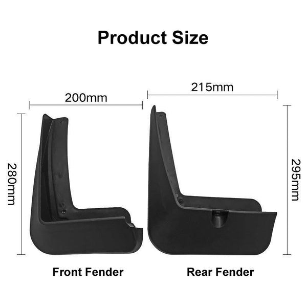 For Hyundai Tucson 2015 2020 4Pcs / Set Car Auto Soft Plastic Splash Flaps Fender Guard Fenders & Mud Guards